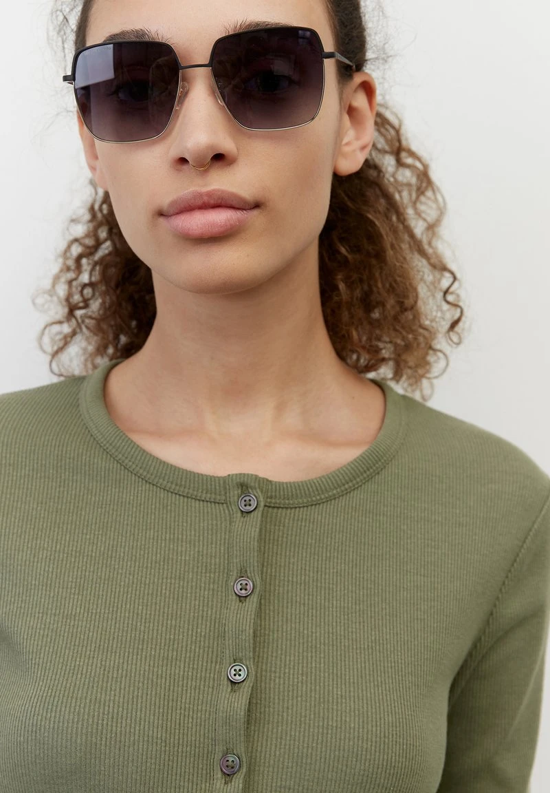 Marc O'Polo Damen LONGSLEEVE - Langarmshirt - Olive Grove 4 Marc O'Polo Damen LONGSLEEVE - Langarmshirt - Olive Grove – Bild 4