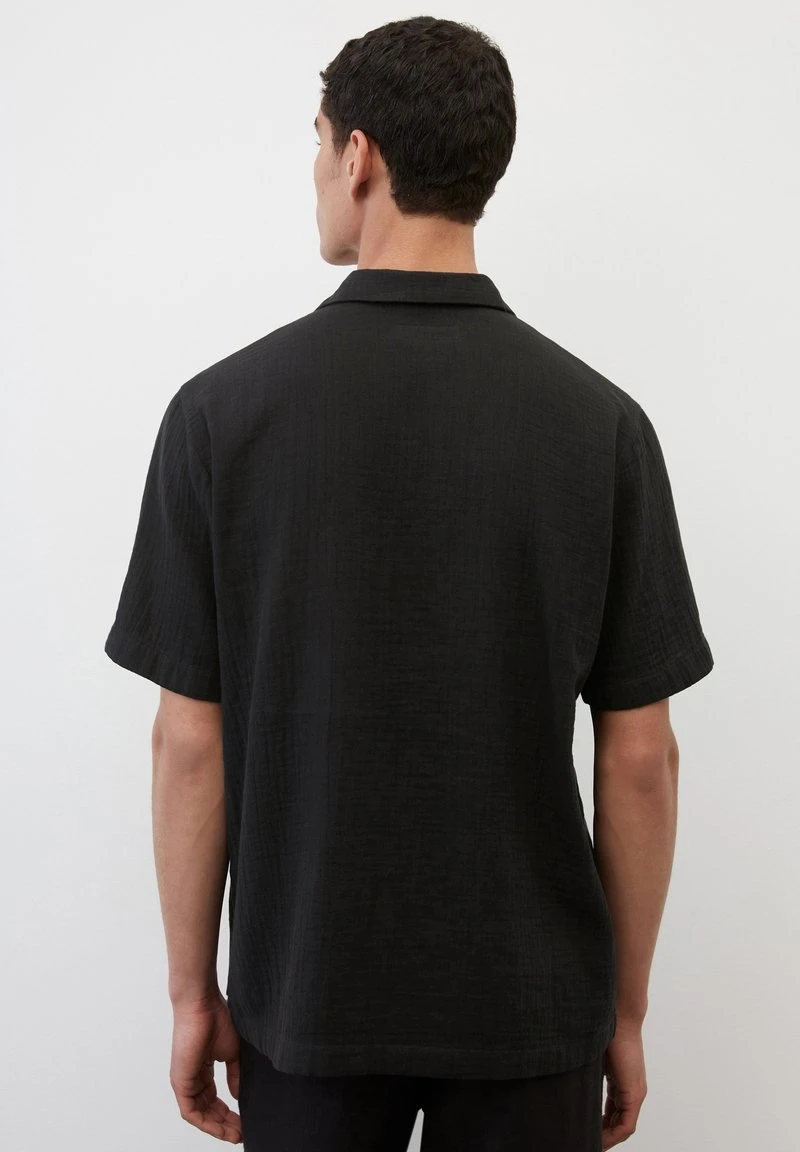 Marc O'Polo KURZARM AUS REINEM ORGANIC - Hemd - Black | Herren 2 Marc O'Polo KURZARM AUS REINEM ORGANIC - Hemd - Black | Herren – Bild 2