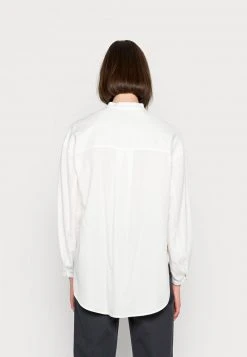 Marc O'Polo BLOUSE LONG SLEEVE STAND UP COLLAR LONG SHAPE BUTTON DOWN - Hemdbluse - Salty White | Damen -Marc O'Polo Verkäufe 51a28cb2fc194582bb169cabc2ed084b