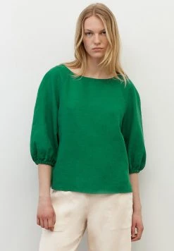 Marc O'Polo Damen Bluse - Preppy Green