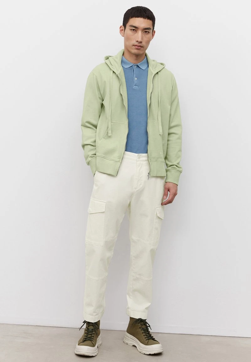 Marc O'Polo Sweatjacke - Pistachio Gray | Herren 2 Marc O'Polo Sweatjacke - Pistachio Gray | Herren – Bild 2