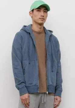 Marc O'Polo Herren MIT GEWEBTEN PATCHES - Sweatjacke - Moon Stone