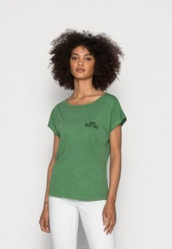 Marc O'Polo Damen SHORT SLEEVE - T-Shirt Basic - Meadow Grass