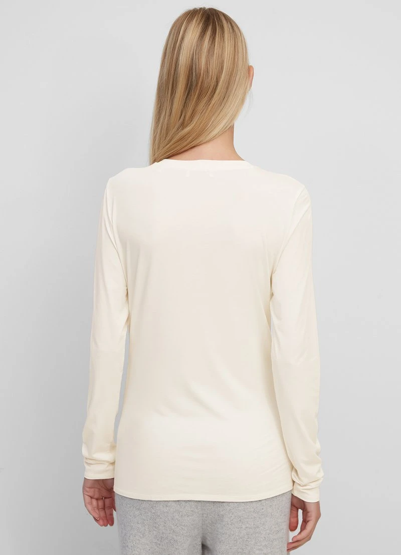 Marc O'Polo AUS GLATTEM -MIX - Langarmshirt - Shaded Sand | Damen 3 Marc O'Polo AUS GLATTEM -MIX - Langarmshirt - Shaded Sand | Damen – Bild 3