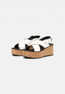 Marc O'Polo CLAUDIA - Keilsandalette - White | Damen -Marc O'Polo Verkäufe 5975bca25797446088910531b523998e
