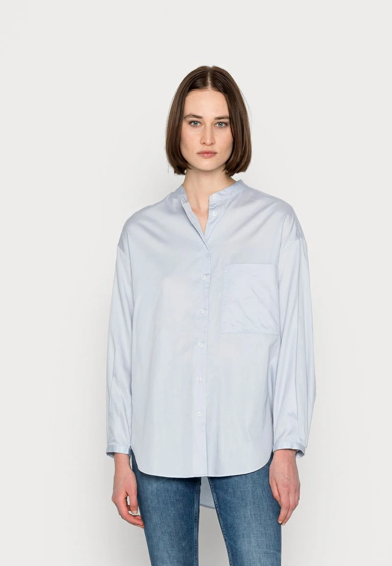 Marc O'Polo BLOUSE LONG SLEEVE STAND UP COLLAR LONG SHAPE BUTTON DOWN - Hemdbluse - Morning Dew | Damen 1 Marc O'Polo BLOUSE LONG SLEEVE STAND UP COLLAR LONG SHAPE BUTTON DOWN - Hemdbluse - Morning Dew | Damen