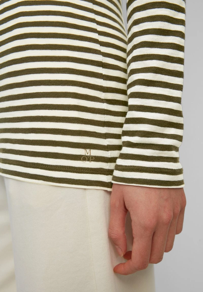 Marc O'Polo Langarmshirt - Multi Olive | Damen 5 Marc O'Polo Langarmshirt - Multi Olive | Damen – Bild 5