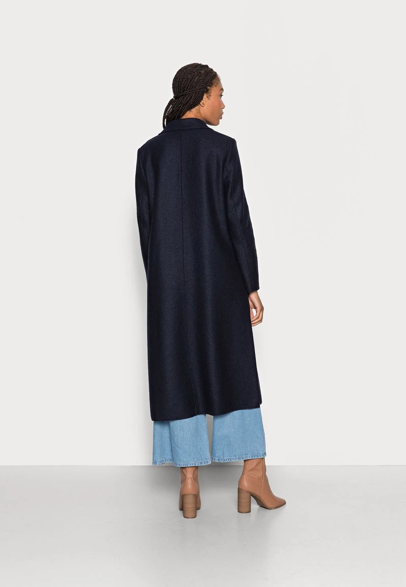 Marc O'Polo COAT BOILED LONG SIDE SLITS PATCHED POCKETS - Klassischer Mantel - Midnight Blue | Damen 3 Marc O'Polo COAT BOILED LONG SIDE SLITS PATCHED POCKETS - Klassischer Mantel - Midnight Blue | Damen – Bild 3