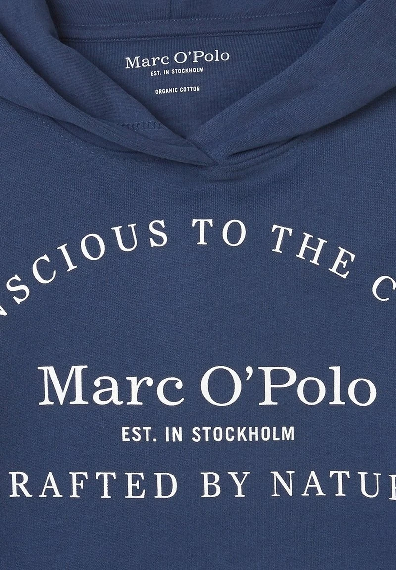 Marc O'Polo Kinder MIT WORDING-PRINT - SALTY WHITE - Kapuzenpullover - Washed Blue 3 Marc O'Polo Kinder MIT WORDING-PRINT - SALTY WHITE - Kapuzenpullover - Washed Blue – Bild 3