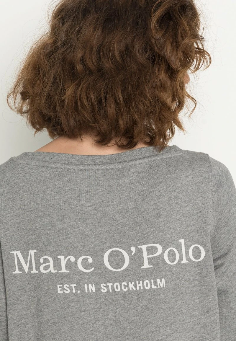 Marc O'Polo Damen LONG SLEEVE ROUND NECK PRINT AT BACK - Sweatshirt - Grey Melange 5 Marc O'Polo Damen LONG SLEEVE ROUND NECK PRINT AT BACK - Sweatshirt - Grey Melange – Bild 5