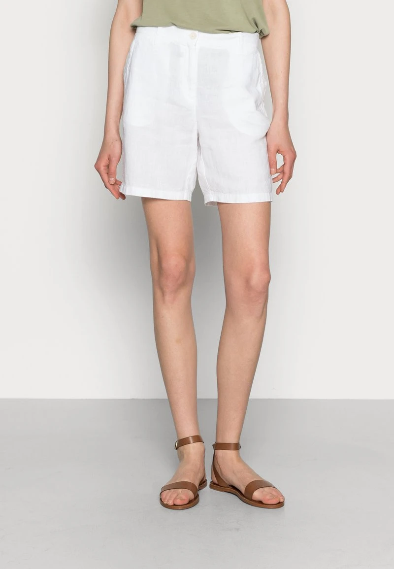 Marc O'Polo STRAIGHT FIT MEDIUM RISE REGULAR LEG - Shorts - White | Damen 1 Marc O'Polo STRAIGHT FIT MEDIUM RISE REGULAR LEG - Shorts - White | Damen