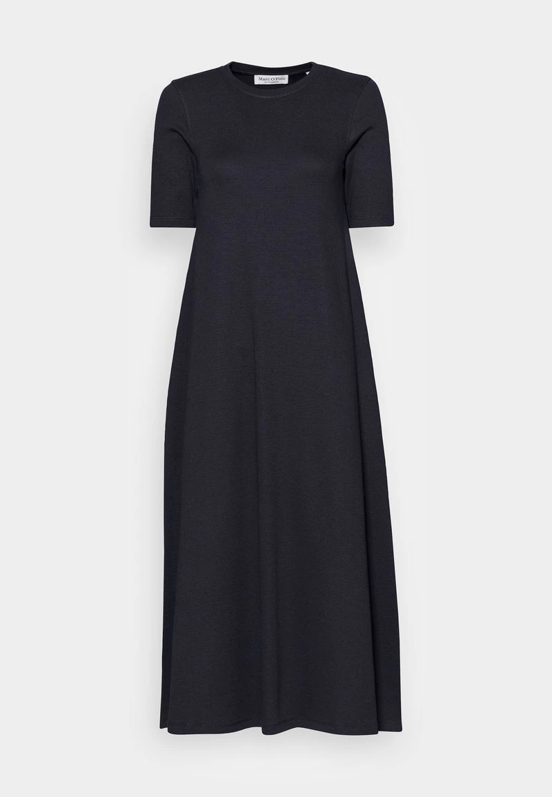 Marc O'Polo DRESS WIDE SEAM ROUND NECK SHORTSLEEVE SOLID - Freizeitkleid - Deep Sky | Damen 4 Marc O'Polo DRESS WIDE SEAM ROUND NECK SHORTSLEEVE SOLID - Freizeitkleid - Deep Sky | Damen – Bild 4