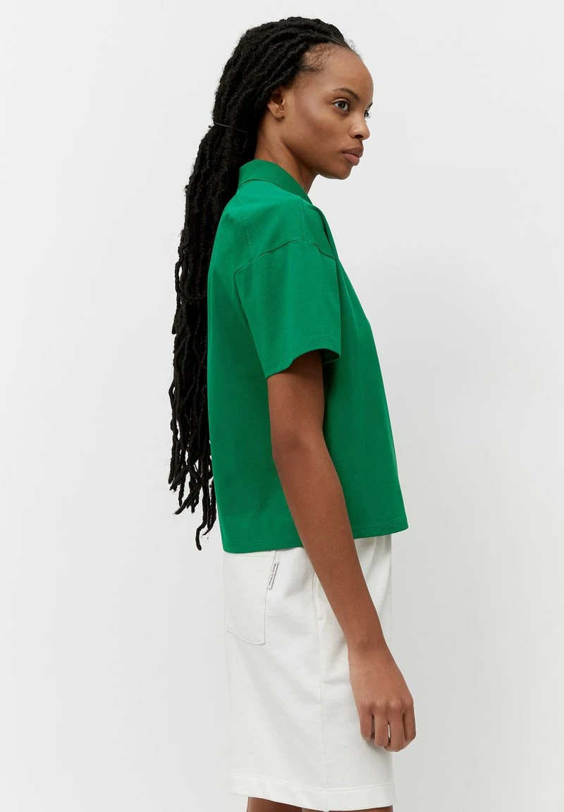 Marc O'Polo Damen Poloshirt - Preppy Green 4 Marc O'Polo Damen Poloshirt - Preppy Green – Bild 4