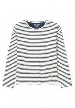 Marc O'Polo Langarmshirt - Washed Blue Stripe | Kinder