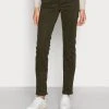 Marc O'Polo FRENCH POCKETS HIGH WAIST SLIM FIT REGULAR LENGTH - Chino - Olive Drab | Damen