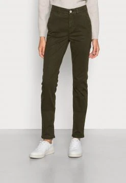 Marc O'Polo FRENCH POCKETS HIGH WAIST SLIM FIT REGULAR LENGTH - Chino - Olive Drab | Damen