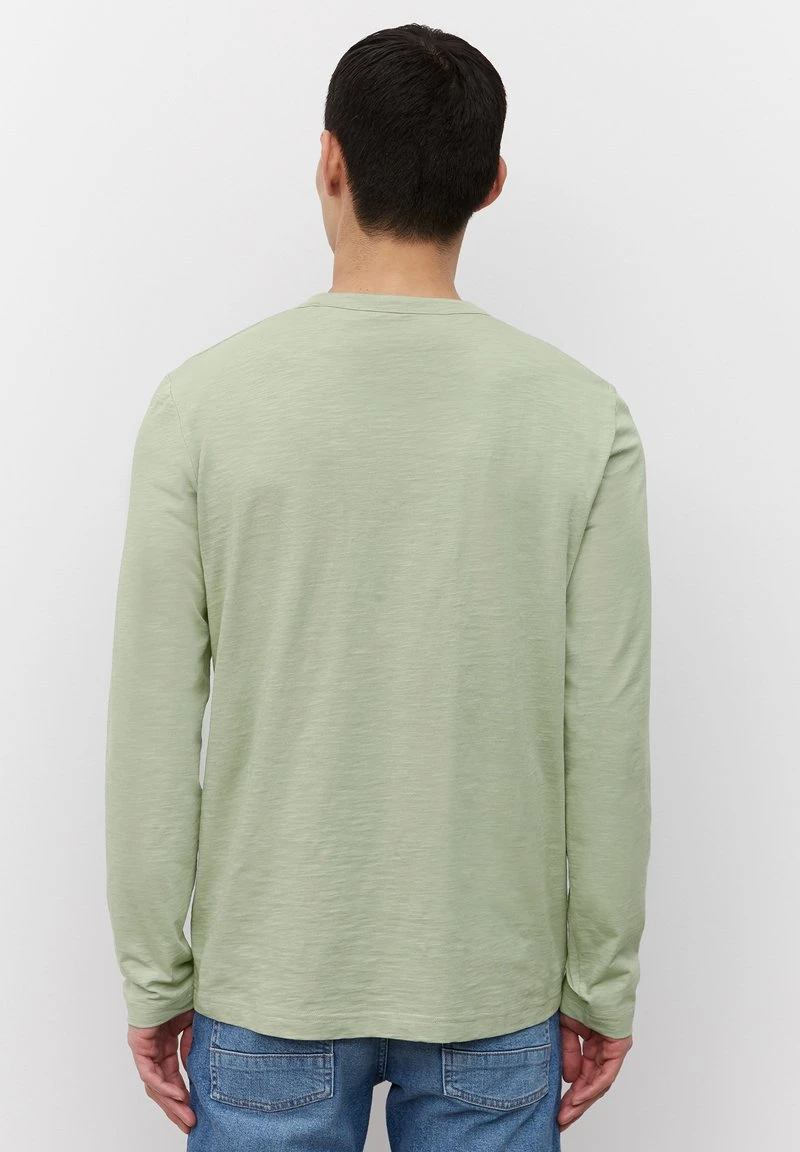 Marc O'Polo Herren SOFTER SLUB - Langarmshirt - Pistachio Gray 2 Marc O'Polo Herren SOFTER SLUB - Langarmshirt - Pistachio Gray – Bild 2
