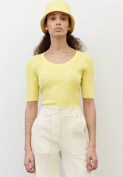 Marc O'Polo Damen T-Shirt Basic - Lemon Sorbet