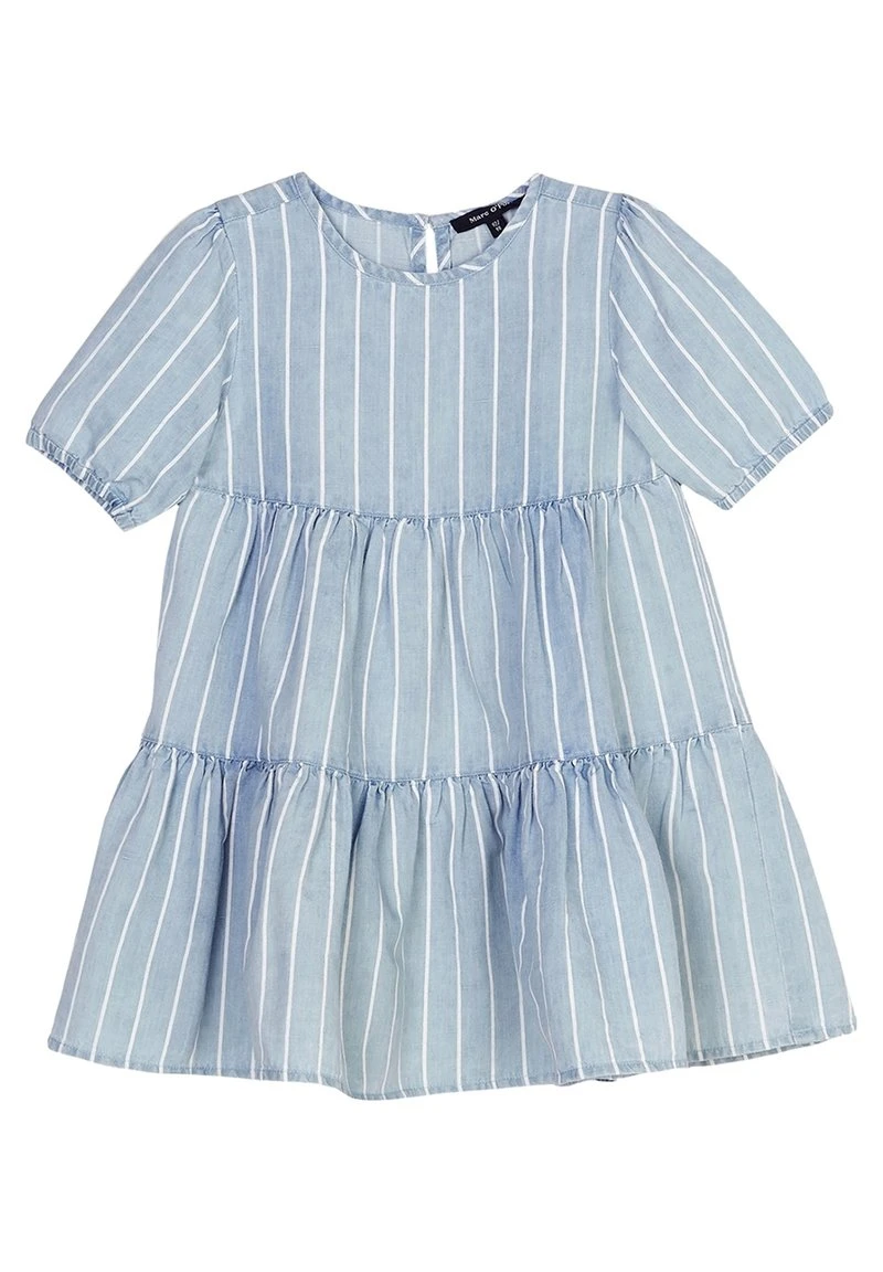 Marc O'Polo Kinder Jeanskleid - Denim Stripes 1 Marc O'Polo Kinder Jeanskleid - Denim Stripes