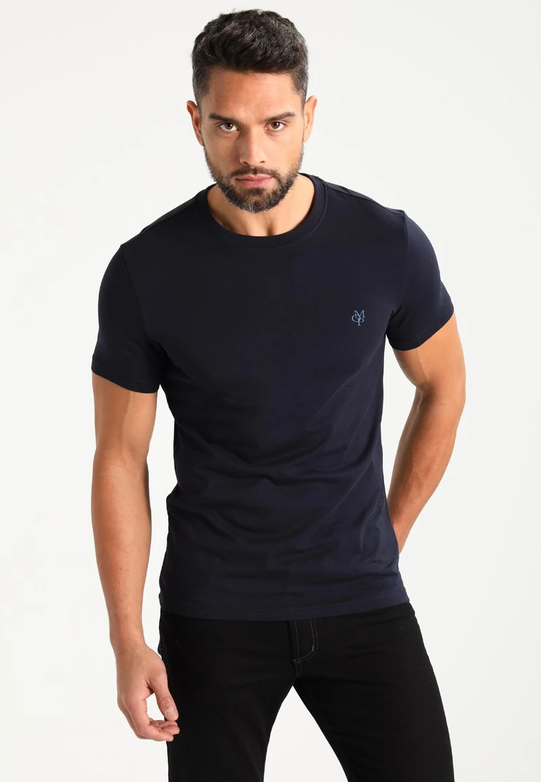 Marc O'Polo C-NECK - T-Shirt Basic - Navy | Herren 1 Marc O'Polo C-NECK - T-Shirt Basic - Navy | Herren