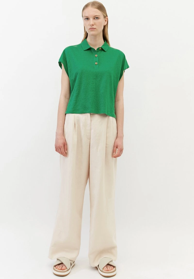 Marc O'Polo Damen Poloshirt - Preppy Green 2 Marc O'Polo Damen Poloshirt - Preppy Green – Bild 2