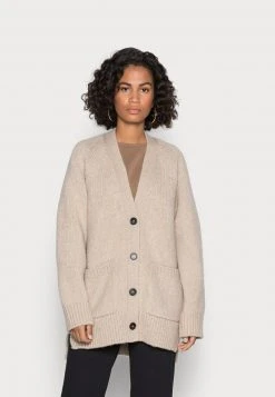 Marc O'Polo CARDIGAN LONGSLEEVE V NECK BUTTON CLOSURE - Strickjacke - Winter Wheat Melange | Damen