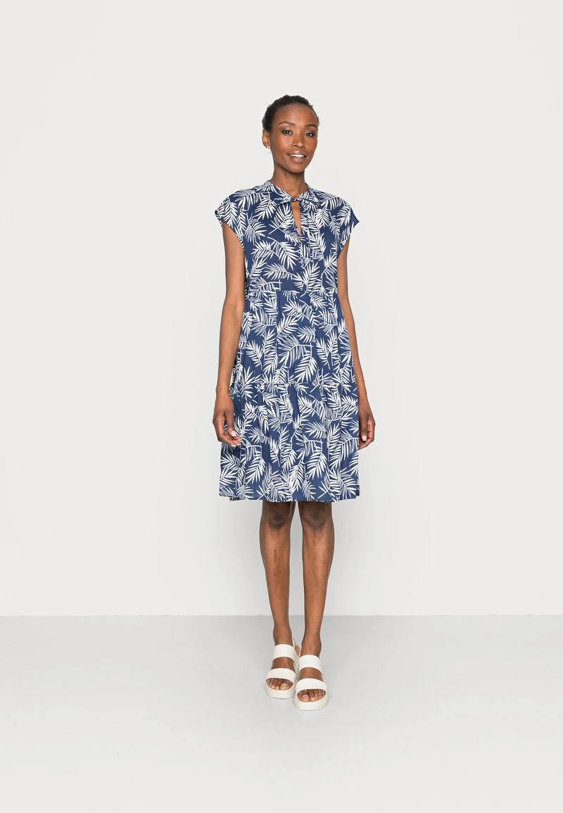 Marc O'Polo Damen EASY HANGER STYLE GATHERINGS - Freizeitkleid - Navy 1 Marc O'Polo Damen EASY HANGER STYLE GATHERINGS - Freizeitkleid - Navy