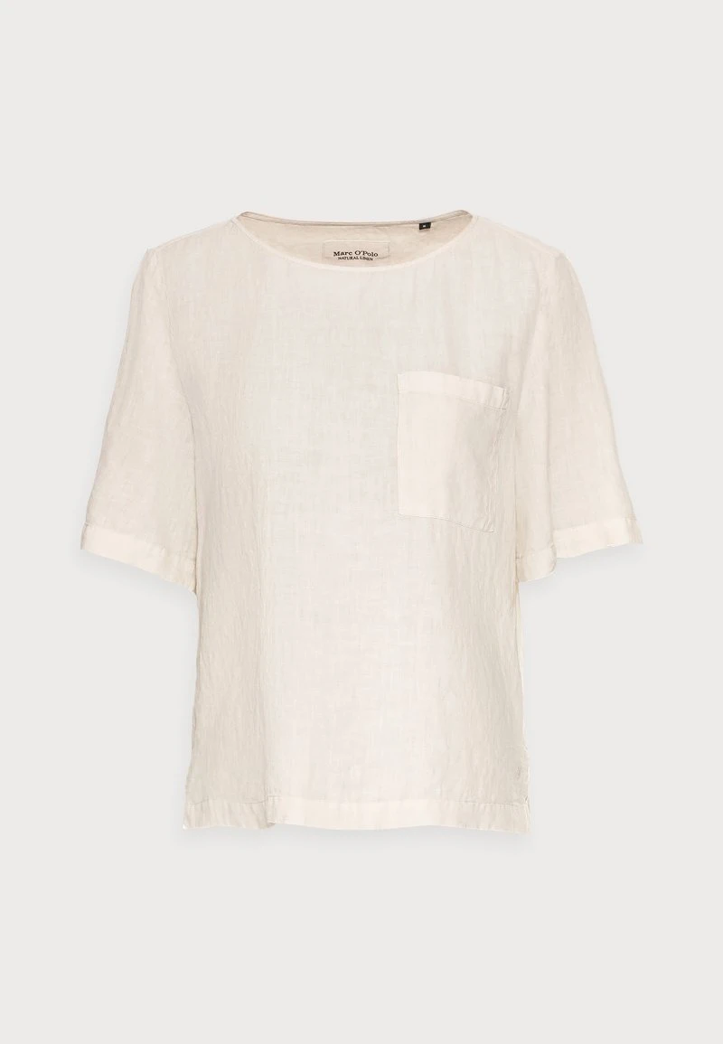 Marc O'Polo BLOUSE SHORT SLEEVE CHEST POCKET STYLE - Bluse - Summer Taupe | Damen 5 Marc O'Polo BLOUSE SHORT SLEEVE CHEST POCKET STYLE - Bluse - Summer Taupe | Damen – Bild 5