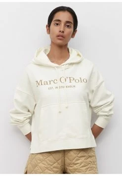 Marc O'Polo LOGO AUS GEPEACHTEM ORGANIC - Kapuzenpullover - Salty White | Damen