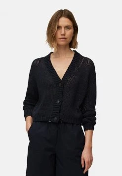 Marc O'Polo CARDIGAN LONG SLEEVE V NECK - Strickjacke - Night Sky | Damen