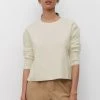 Marc O'Polo Damen Strickpullover - Salty White
