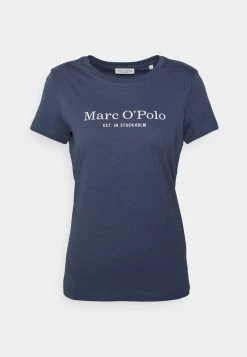 Marc O'Polo LOGO - T-Shirt Print - Mineral Blue | Damen