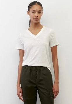 Marc O'Polo Damen T-Shirt Basic - White