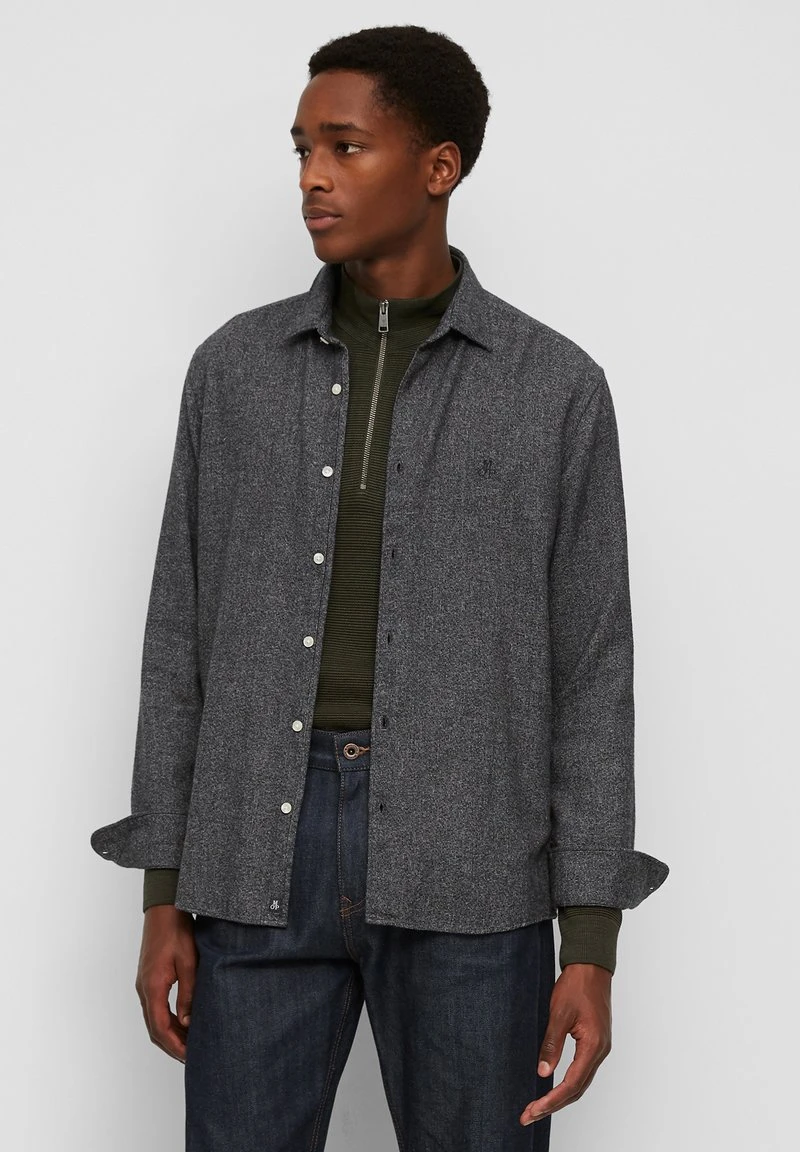 Marc O'Polo Hemd - Multi/dark Grey Melange | Herren 1 Marc O'Polo Hemd - Multi/dark Grey Melange | Herren