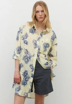 Marc O'Polo AUS -QUALITÄT - Blusenkleid - Yellow | Damen