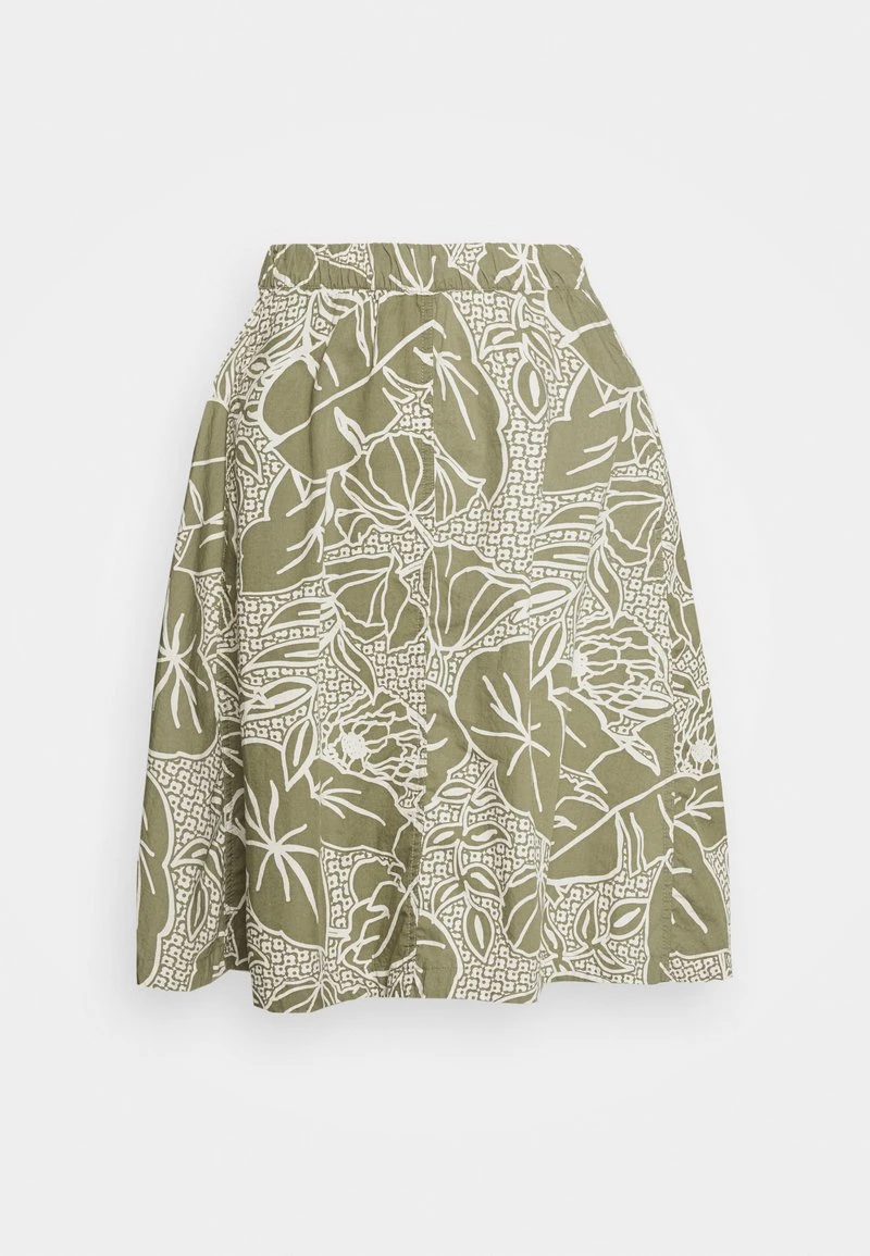 Marc O'Polo SKIRT A-SHAPE CUTLINES SHORT LENGTH PRINTED - A-Linien-Rock - Green | Damen 1 Marc O'Polo SKIRT A-SHAPE CUTLINES SHORT LENGTH PRINTED - A-Linien-Rock - Green | Damen