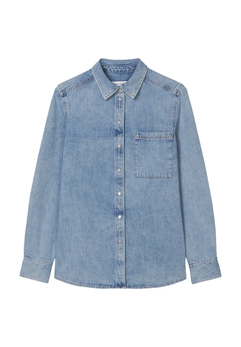 Marc O'Polo Hemdbluse - Super Sustainable Blue Wash | Damen 6 Marc O'Polo Hemdbluse - Super Sustainable Blue Wash | Damen – Bild 6
