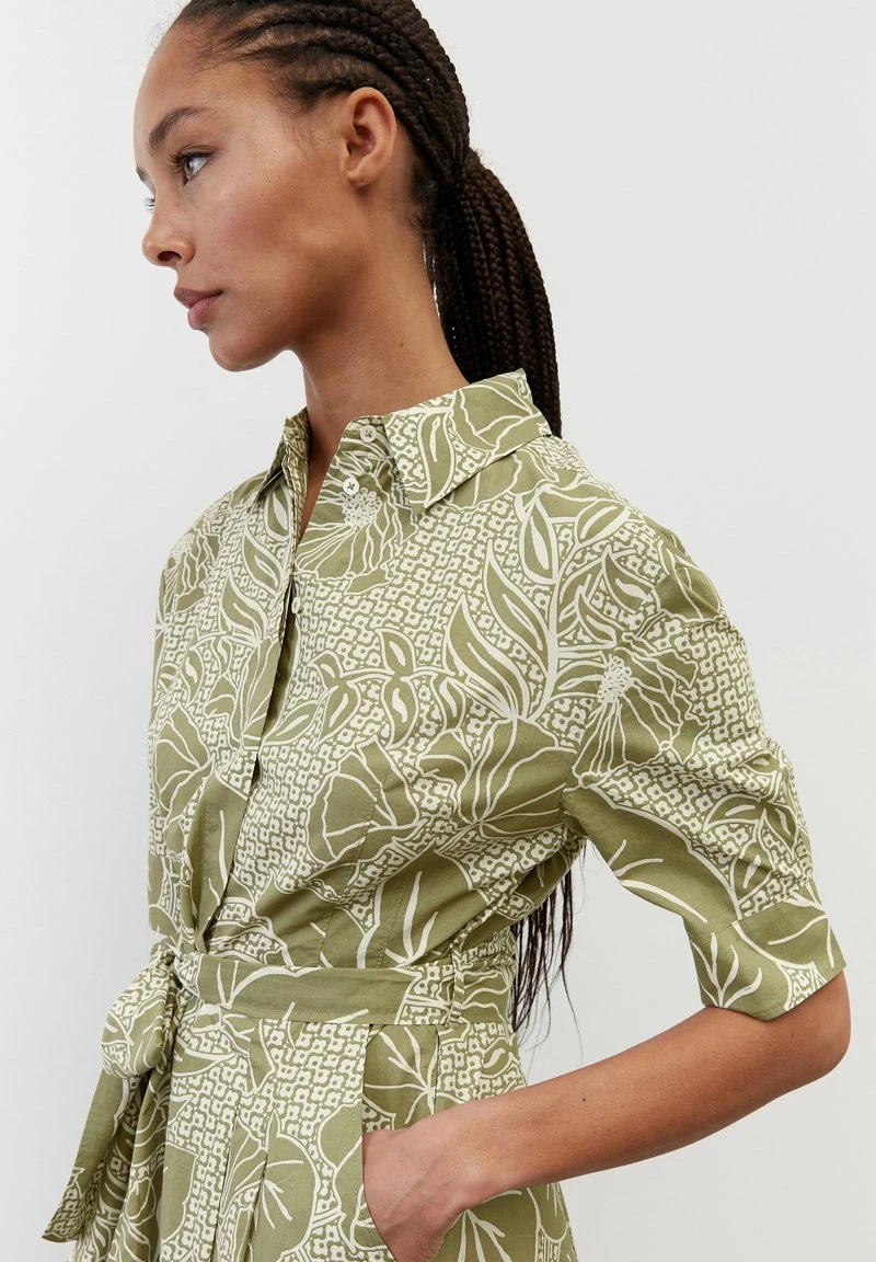 Marc O'Polo Damen PAPERTOUCH POPELINE - Blusenkleid - Light Green 3 Marc O'Polo Damen PAPERTOUCH POPELINE - Blusenkleid - Light Green – Bild 3