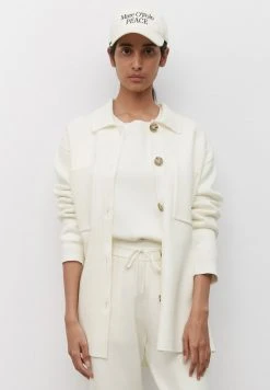 Marc O'Polo LONG - Strickjacke - Salty White | Damen