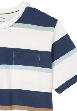 Marc O'Polo T-Shirt Print - White/blue | Kinder -Marc O'Polo Verkäufe 7d63c3a04d89479d9b458a90cb50df88