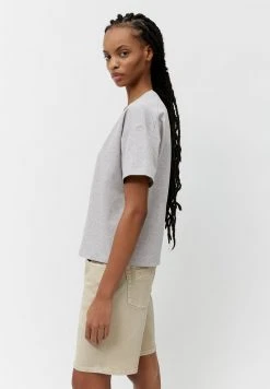 Marc O'Polo LOOSE - T-Shirt Basic - Heather Grey Melange | Damen -Marc O'Polo Verkäufe 7dc9e60824574139971fa4b8f274eeb9