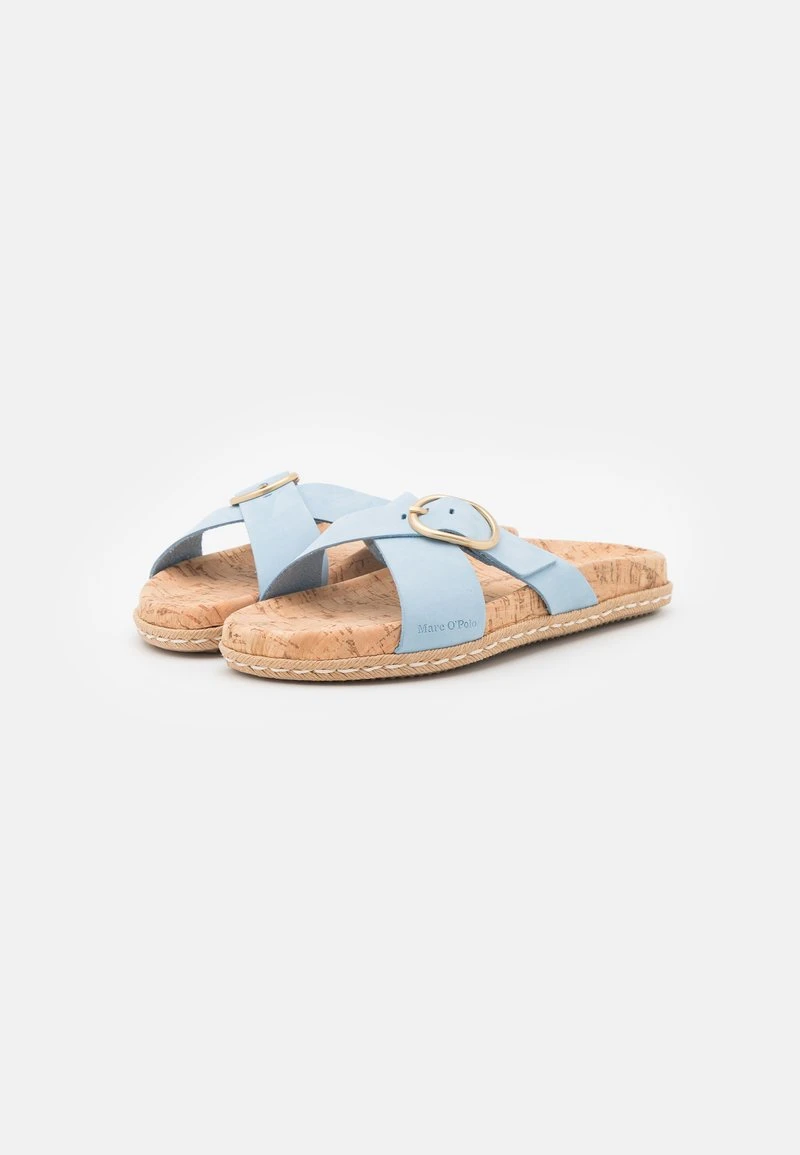 Marc O'Polo KIARA - Pantolette Flach - Light Blue | Damen 3 Marc O'Polo KIARA - Pantolette Flach - Light Blue | Damen – Bild 3
