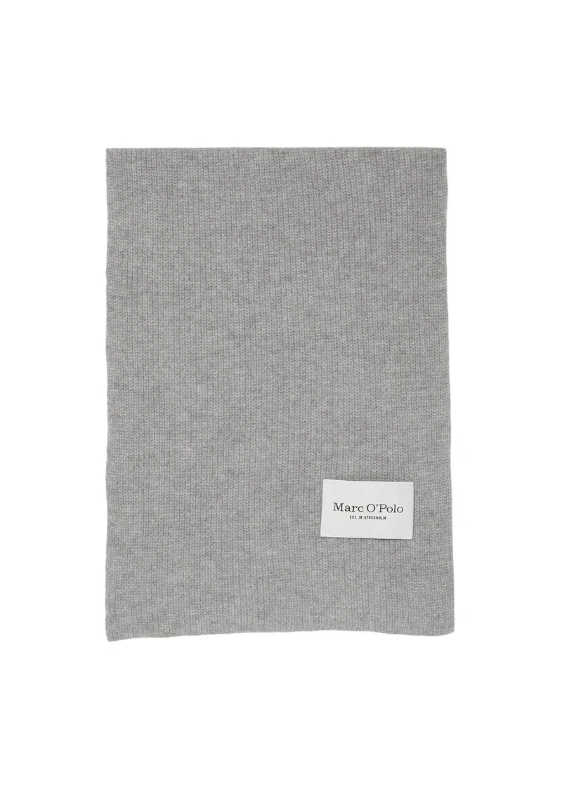 Marc O'Polo SCARF CLEAN EDGES LOGO BADGE - Schal - Foggy Melange | Damen 1 Marc O'Polo SCARF CLEAN EDGES LOGO BADGE - Schal - Foggy Melange | Damen