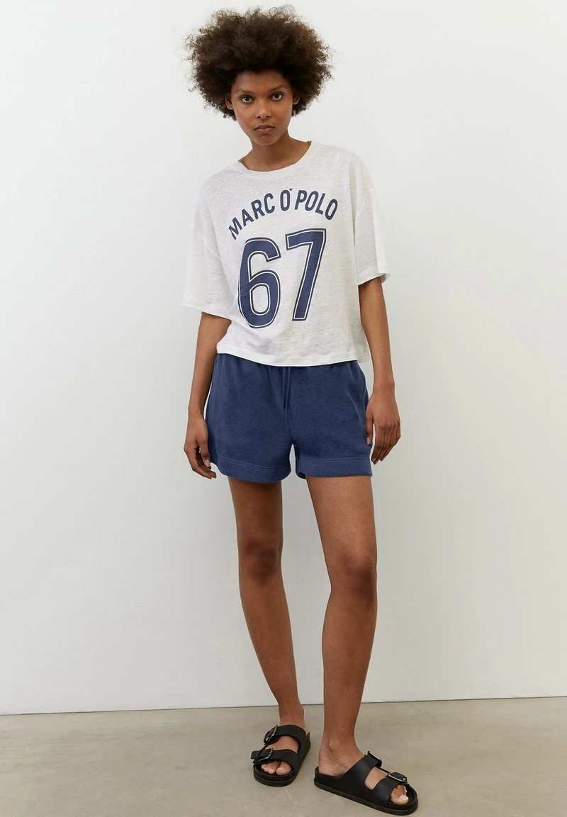 Marc O'Polo Damen REINEM - T-Shirt Print - White 2 Marc O'Polo Damen REINEM - T-Shirt Print - White – Bild 2