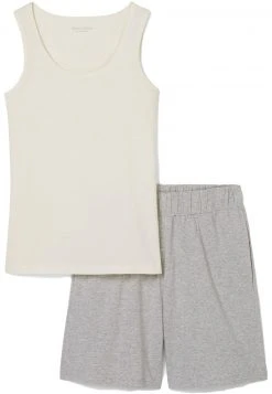 Marc O'Polo COZY NIGHTS SET - Pyjama - Chalk White Grey | Damen