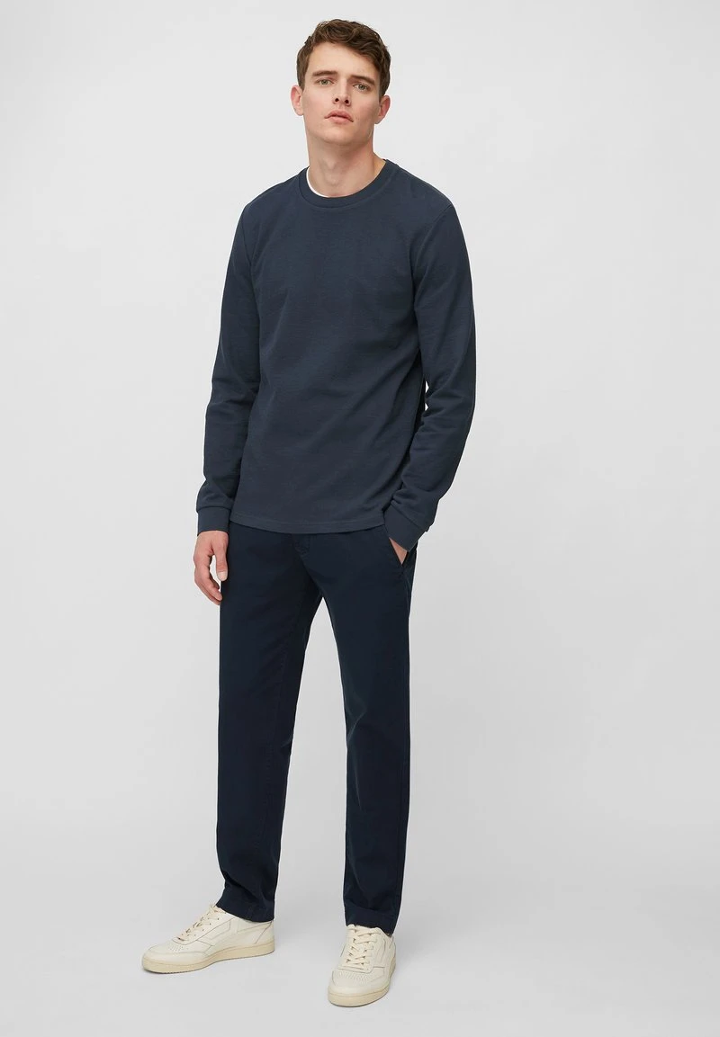 Marc O'Polo Langarmshirt - Total Eclipse | Herren 2 Marc O'Polo Langarmshirt - Total Eclipse | Herren – Bild 2