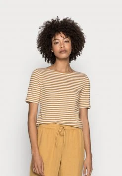 Marc O'Polo SHORT SLEEVE BOAT NECK - T-Shirt Print - Multi/sweet Corn | Damen