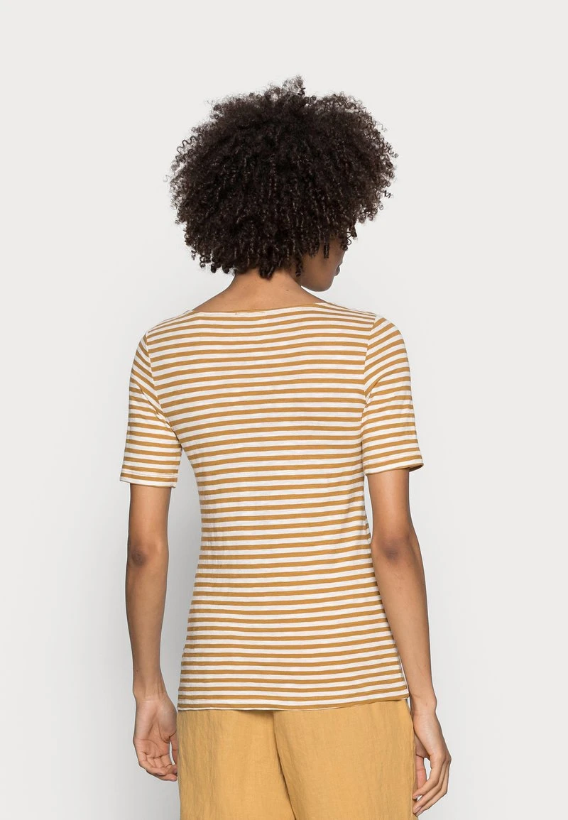 Marc O'Polo SHORT SLEEVE BOAT NECK - T-Shirt Print - Multi/sweet Corn | Damen 3 Marc O'Polo SHORT SLEEVE BOAT NECK - T-Shirt Print - Multi/sweet Corn | Damen – Bild 3