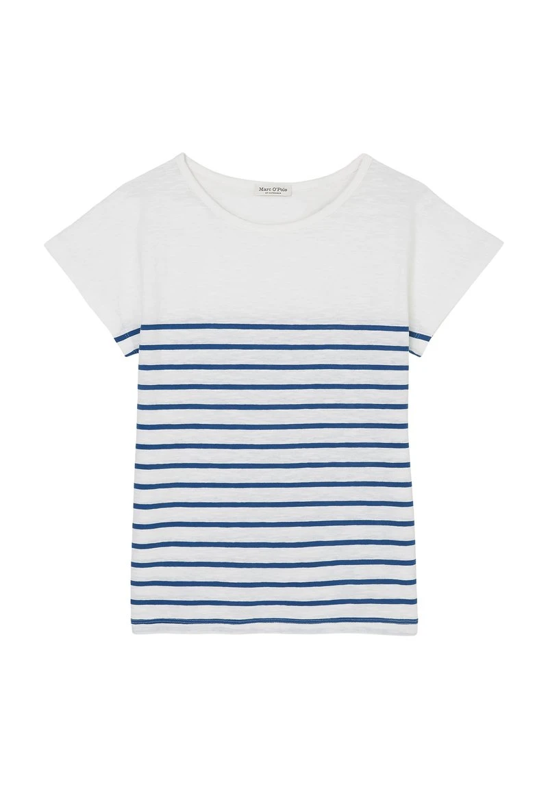 Marc O'Polo Damen RINGEL - T-Shirt Print - Multi Blazing Blue 1 Marc O'Polo Damen RINGEL - T-Shirt Print - Multi Blazing Blue