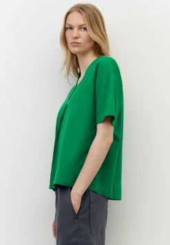 Marc O'Polo MIT V-NECK - Bluse - Preppy Green | Damen -Marc O'Polo Verkäufe 856574dd47e94be4ae99c3c117a492b0